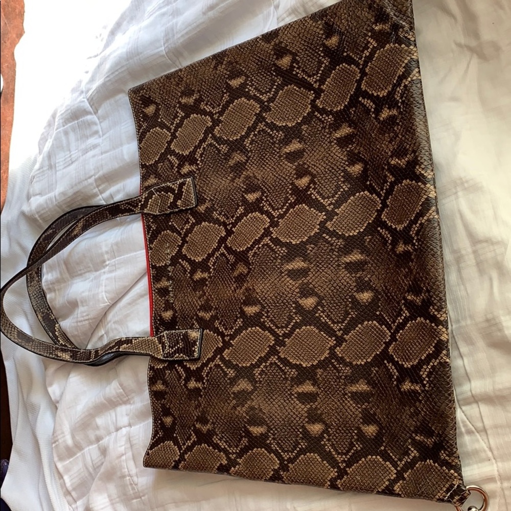 Marc Jacobs Python Printed Tote with Wristlet